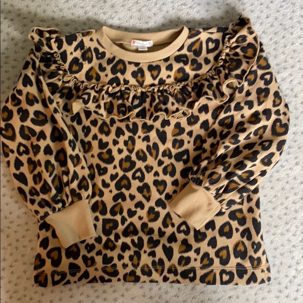 Crew cuts ruffle top